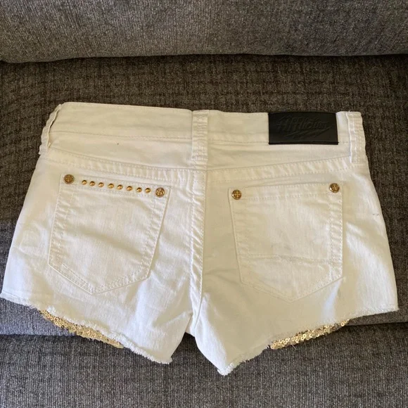 Affliction Denim White Short - Picture 3 of 6